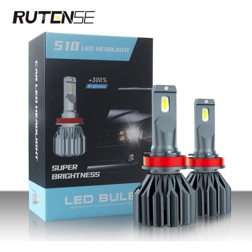 2pcs Headlight led H1 H7 H8 H9 H11 9005 hb3 9006 hb4 9012 hir2 H4 LED Headlamp kit Lampada Car Accessories 60W 12000LM 6500K 12V