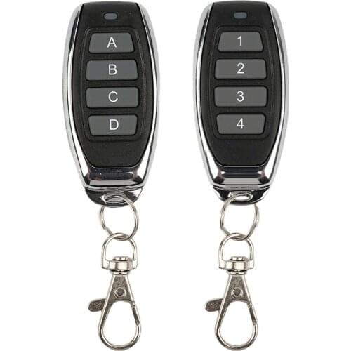 433MHZ Cloning Duplicator Key Fob Distance Remote Control 433MHZ Clone Fixed Learning Code For Gate Garage Door 2021 New