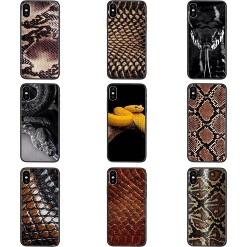 Accessories Phone Shell Case For Samsung Galaxy Note 10 Plus Ultra M51 M31 M30S J6 J8 2018 A10 A10S A11 Ink Leather Snake