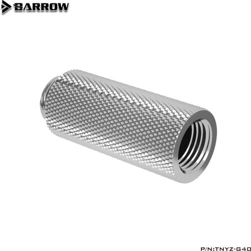 BARROW (Extend 40mm) Fitting G1/4'' M to F Extend Connect Adapter Male to Female Increase 40mm Length Connector Cooling System