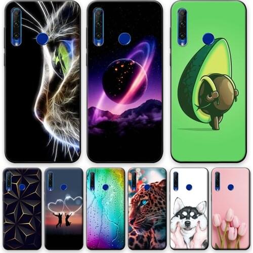 Case For Honor 10i Case Honor 20i Phone Shell For Honor 20e Soft TPU Silicone Back Cover For Huawei Honor 10i 20i 20e Animal Cat