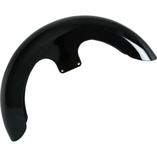 Motorcycle Black 23/26/30" Wrap Front Fender For Harley Custom Baggers Touring Road King Electra Glide Street Glide