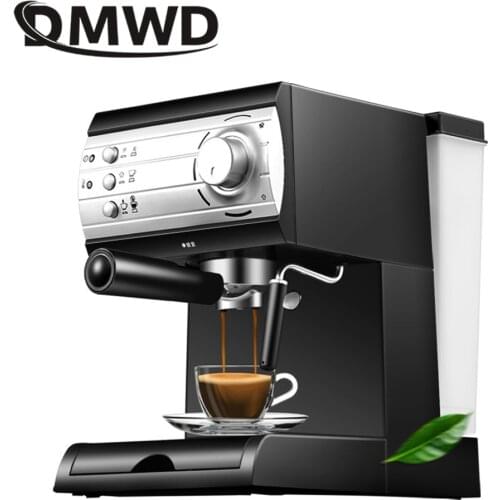 DMWD 1.5L Italian Espresso Coffee Maker Electric Coffee Machine Cappuccino Milk Frothers Foamer High Pressure Steam 20BAR 220V