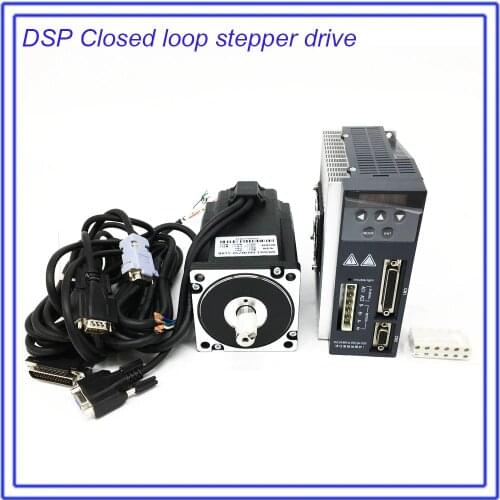 8.5Nm Digital Display Nema34 86MM 2000RPM Closed Loop Stepper Motor Driver Hybird Encoder Easy Servo 2Ph AC DC Stepper Motor Kit
