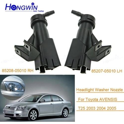 85208-05010&85207-05010 Front Headlight Washer spray Nozzle jet Pump For Toyota Avensis T25 2003 2004 2005 2006 8520705010