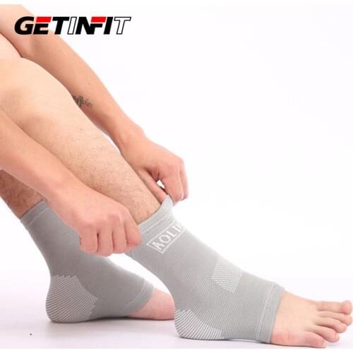Getinfit 1Pair Sports Protective Gear Football Ankle Support Basketball Ankle Brace Nylon Ankle compression Ankle Protector
