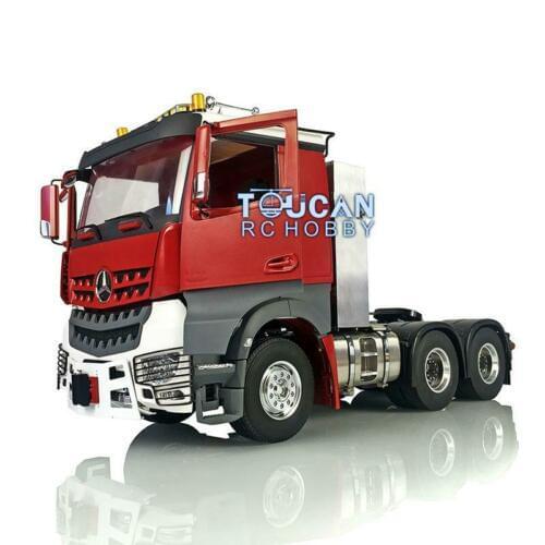 LESU 1/14 RC 6*6 Metal Chassis Toolbox Light Hercul Painted Cab Tractor Truck THZH0831-SMT3