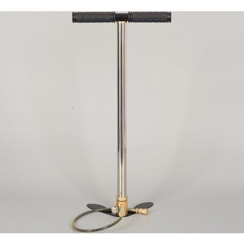 300bar 30mpa 4500psi 3 Stage PCP Mini Hand Operated Air Pump For Car/motorcycle/bicycle Inflator , Mini High Pressure Compressor