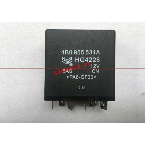 QDAEROHIVE 377 Interval Delay wiper motor control relay fits for VW Golf 4 Jetta MK4 Beetle Passat B5 for Audi 4B0 955 531A