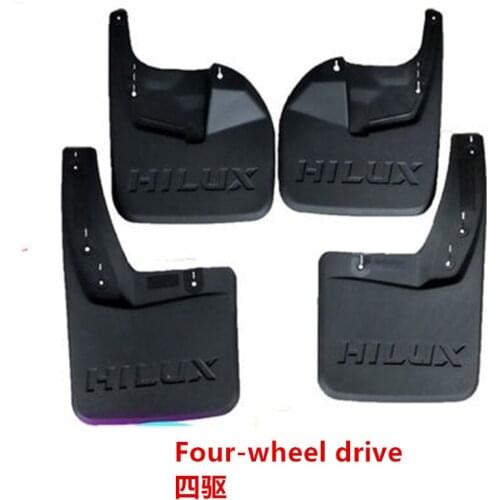 Car styling for Toyota Hilux VIGO 2015-2019 Four-wheel drive Car accessories plastic fender block mud Paper