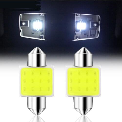 2x C10W C5W LED COB Festoon Car Bulb for Opel Astra g/gtc/j/h Corsa Antara Meriva Zafira Insignia Mokka Any Car