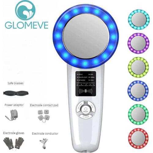 Ultrasound Cavitation 6 in 1 EMS Infrared Therapy Massager Weight Loss Body Slimming Machine Anti Cellulite Fat Burner