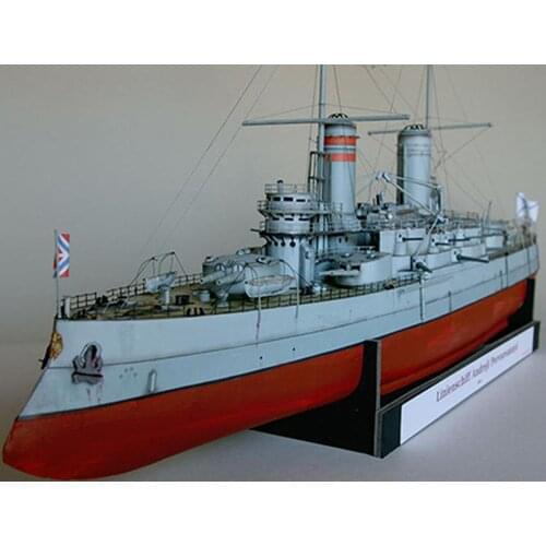 High quality 1:200 Scale Shaoandre Pewaz ordered the USS warship Paper model kit