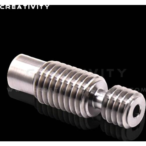 High quality V6 Titanium Alloy Heat Break TC4 for E3D V6 HOTEND Heater Block 1.75MM Filament Remote Feeding Tube super smooth