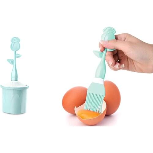 Egg Brush Silicone Brush Set-Rose Model