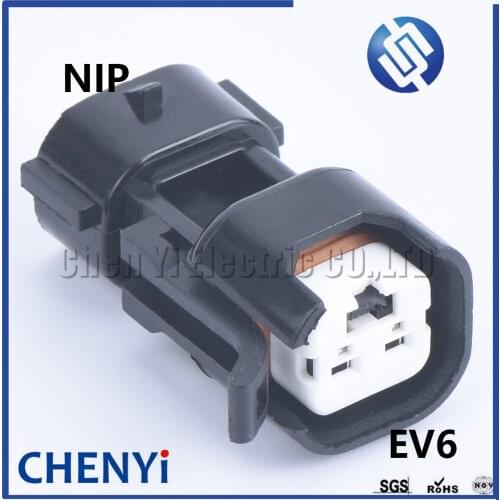 1 set racing EV6 to NIP waterproof auto connectors converter adapter connector 2 pin Conversion plug