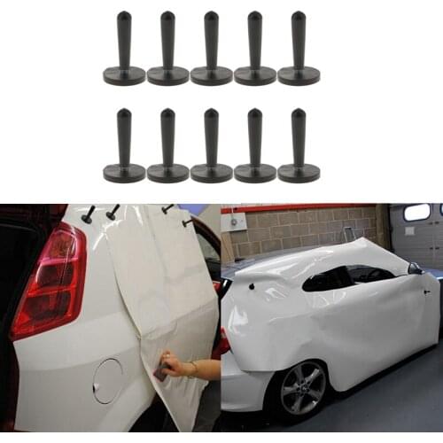 10 Pcs Car Vehicle Vinyl Wrap Grippers Magnet Install Fix Holder For Graphics Positioning Auto Body Color-changing Film Tools