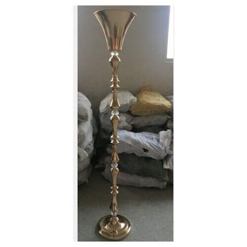 10pcs 120cm Silver Metal Flower Vases wedding centerpiece event road lead flower rack