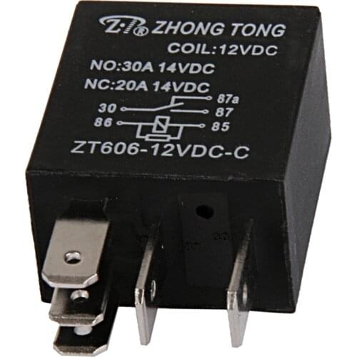 12V 20/30 Amp 5 Pin SPDT Car Relay, Electrical Relay Switch for Automotive Truck Boat Marine