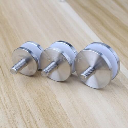 20PCS Diameter 30/35/40mm Solid 304 Stainless Steel Glass Nail Acrylic Advertising Plate Decoration Fixing Screw JF1783