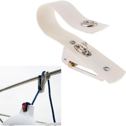 6.3' Boat Fender Adjuster Marine Rope Metal Buckles PVC Mounting Band For Yacht