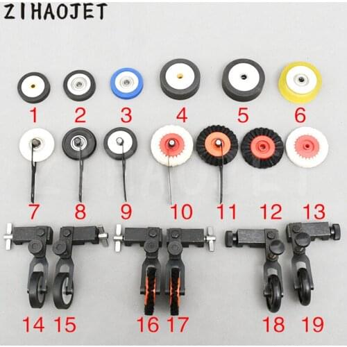 8pcs Different Types Offset Printing Machine Heidelberg Pinch Roller Assembly CD102 SM102 SM74 GTO52 GTO46 Paper Brush Roller