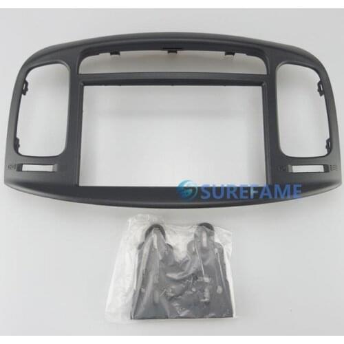 Car Radio Facia for 2006-2011 Hyundai Accent Panel Dash Kit Install Trim Fascia Plate Stereo Console Cover Bezel Adapter