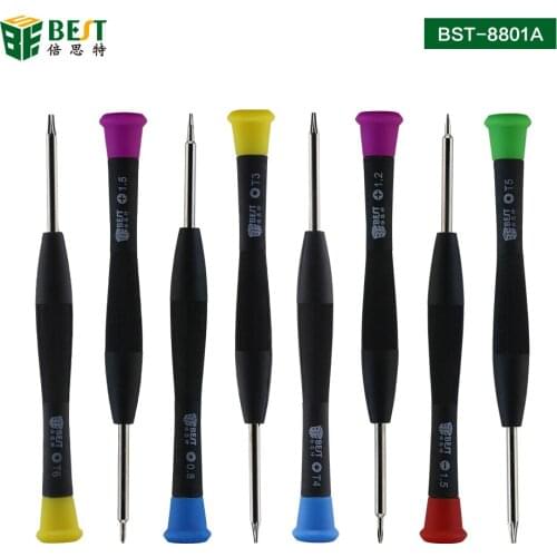 BST-8801A 8 in 1 set of multi-function portable computer mobile phone digital repair home tool screwdriver set