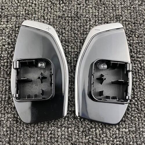 Pair R8 RS8 Style Steering Wheel Shift Paddle Case Shell Assembly Cover For Audi A4 B9 Q5 Q7 TT Q2 A3 A5 2016 2017 2018