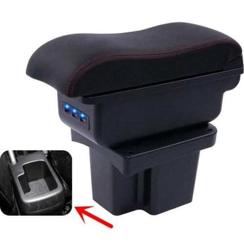 For KIA Cerato/Forte/k3 armrest box car-styling central Store content box with cup holder interior accessories part 09-16