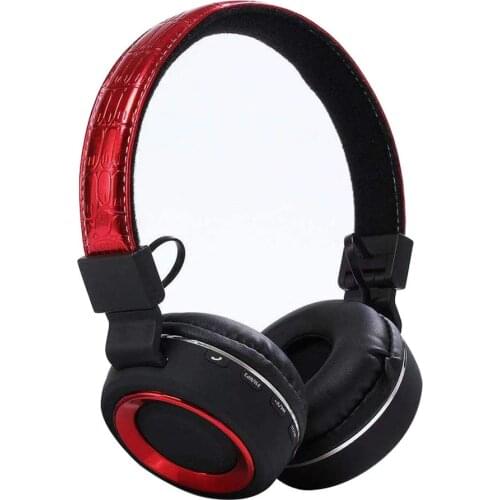 Head-mounted wireless headset Bluetooth headset noise cancellation stereo folding headset suitable for hiking