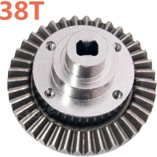 HSP 1/10 Pangolin Spare Parts Upgrade Aluminum Connect Box W/Gear 38T 180009 For 1/10 4WD Rock Crawler Climber 94180 CNC