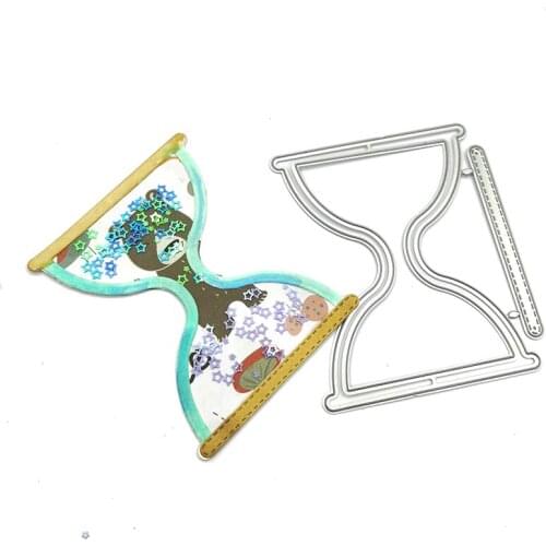 Julyarts Sand Clock Die Cutting Scrapbooking Cutting Dies For DIY Scrapbooking Decorative Embossing Handcraft Die Cutting