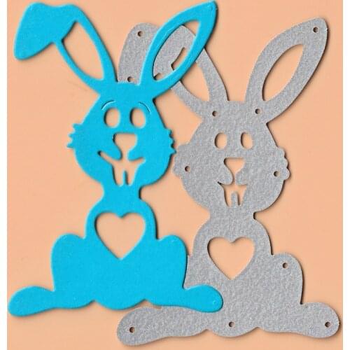 Metal Cutting Dies rabbit Stencil DIY Scrapbooking Album Paper Card Decoration Crafts Embossing New Dies for 2019