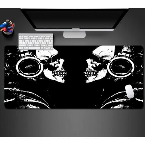 Music Skull Brother Mouse Pad High Quality PC Game Players Creative Game Playing Pad Laptop Keyboard Large Desk Mats Gifts
