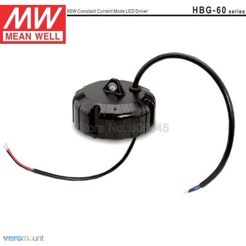 MW Meanwell HBG-60-1400 Switching Power Supply LED Driver Constant Current Single Output 60W 1400mA for Cree CXB3590 CLU048 1212
