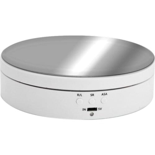 Drop Ship&Wholesale 3 Speeds Electric Rotating Display Stand Mirror Turntable Jewelry Holder Battery Nov.21