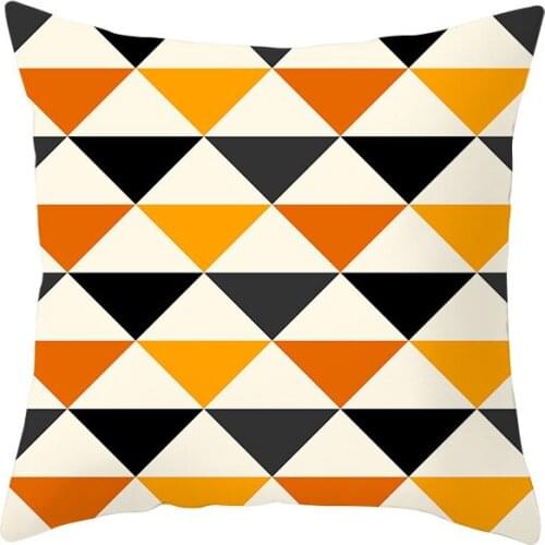 New Style Geometric Pillowcase Decorative Cushion For Sofa Novetly Printed Pillow Chair Car Cushion Halloween Home Decoration