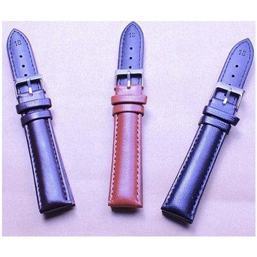 Wholesale 20pcs/lots high quality 18MM genuine leather Watch bands 3 color available-31621