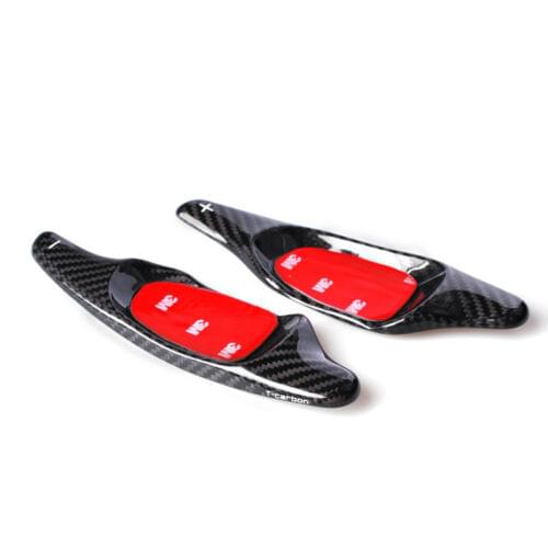 Carbon Fiber Steering Wheel Shift Paddle Extension For Audi S3 S5 A5 S6 SQ5 RS7