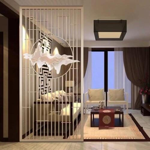 Luxury Stainless Steel Screen, Entrance Partition, Living Room And Bedroom Shelter, Household Metal Screen