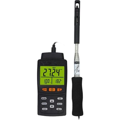 TM-4002 Hot Wire Anemometer Air Flowmeter With Measuring Range 0.01 40 m/s