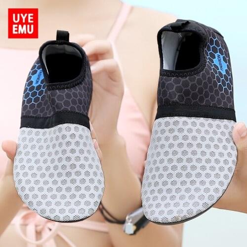 UYEEMU Outdoor Mens Wading Shoes Summer Beach Non-Slip Anti-Cutting Indoor Fitness Running Womens Yoga Soft-Soled Size 35-46