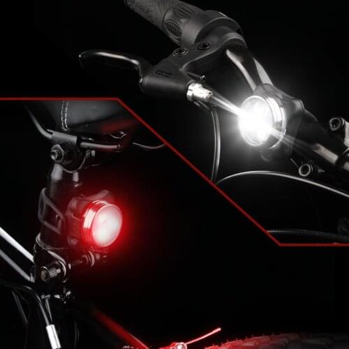 Bike Light Set With Bicycle Headlight Tail Light USB Charge Lights 4 Light Modes Front Rear LED Light For Cycling Bike Accessory