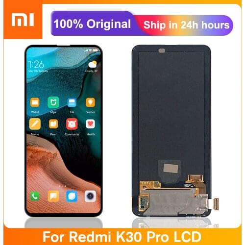 6.67'' Super AMOLED Screen For Xiaomi Pocophone Poco F2 Pro LCD Display Touch Screen Digitizer Parts For Xiaomi Redmi K30 Pro