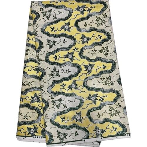 100%Soft Breathable Golden Wax Dye Printed Cotton Fabric African Ankara Style Sewing Material For Dress By The Yards G-W 4-14
