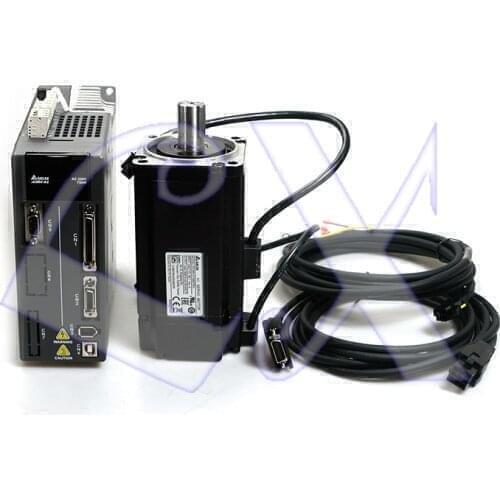 130mm Delta 1KW 2000rpm AC220V Servo Motor Driver kits with brake ASD-B3-1021-L+B3M-E21310SS1 with 3M power and encoder cable