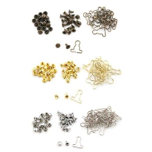 20pcs/lot Mini 9mm Doll Clothes DIY Metal Buckle Fit For 1/6 BJD Blyth Pullip Blyth Girls Azone Doll Accessories