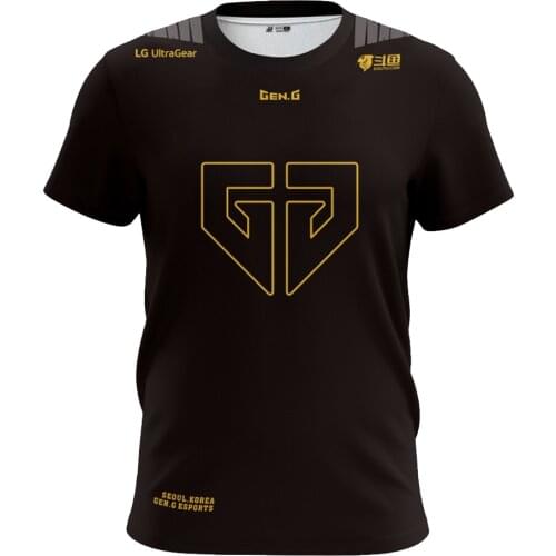 2021 LCK GEN.G Jersey Customized Name Bdd Clid Ruler Kellin Man Woman Fan T-Shirts Custom ID Tee Shirt Homme Men Clothing