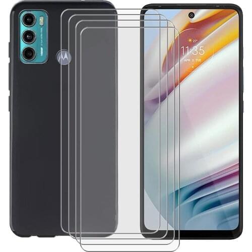 4 Pack 9H Hardness,Anti Scratch Tempered Glass Film Protection Shield Screen Protector For Motorola Moto G60/Moto G40